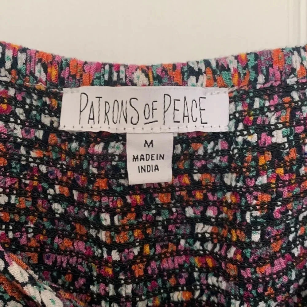 Patrons of Peace Floral Tank Top - Picture 3 of 4